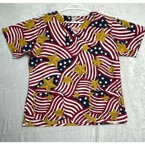 𝅺uniform Advantage UA Scrub Top Sz M